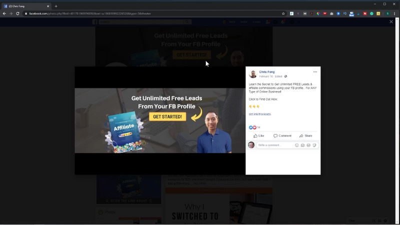 A Facebook cover photo with centered text and graphics showing the recommended safe zone to keep content visible on both desktop and mobile